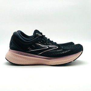 Brooks Glycerin 19 Running Shoes Womens 8 Black Pink Sneakers Trainers